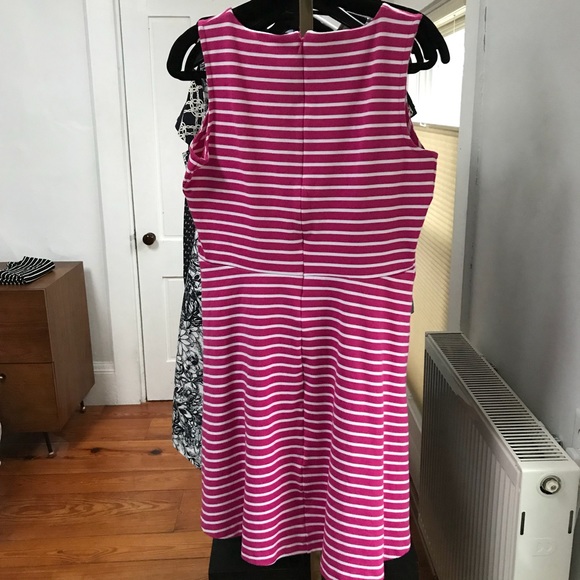 Pink Striped Talbots Dress - Picture 4 of 6